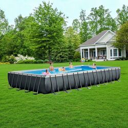 Piscina cu cadru Intex Ultra XTR Frame 26378 (Grey) Thumb