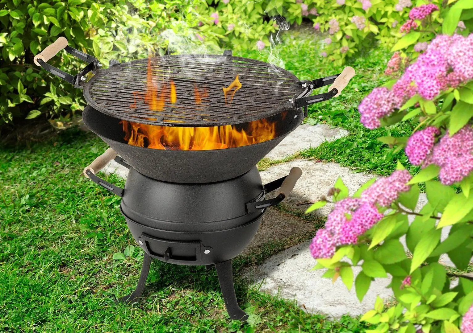 Гриль очаг Activa 10300 (Black) - 4