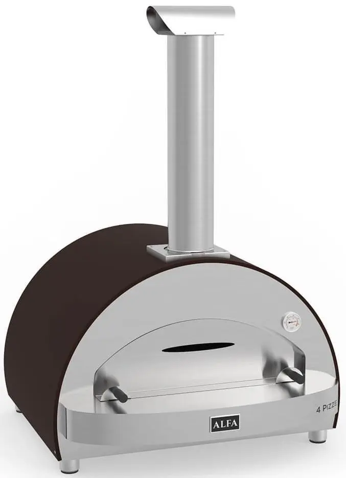 Cuptor pentru pizza pe lemne Alfa 4 Pizze FX4PLRAMT (Сopper) - 2