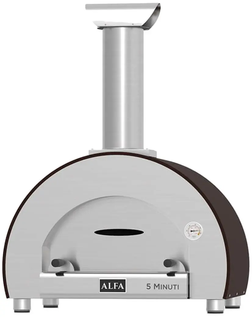 Печь для пиццы на дровах Alfa 5 Minuti FX5MINLRAMT (Сopper) - 2