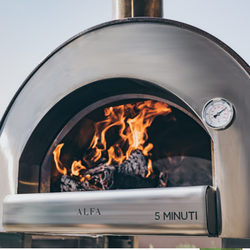 Печь для пиццы на дровах Alfa 5 Minuti FX5MINLRAMT (Сopper) Thumb