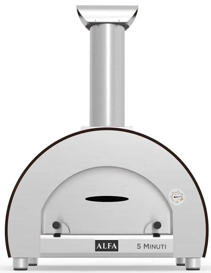 Печь для пиццы на дровах Alfa 5 Minuti FX5MINLRAMT (Сopper)