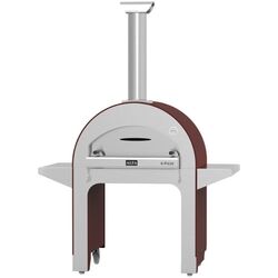 Cuptor pentru pizza pe lemne cu suport Alfa 4 Pizze FX4PIZLROA (Red) Thumb