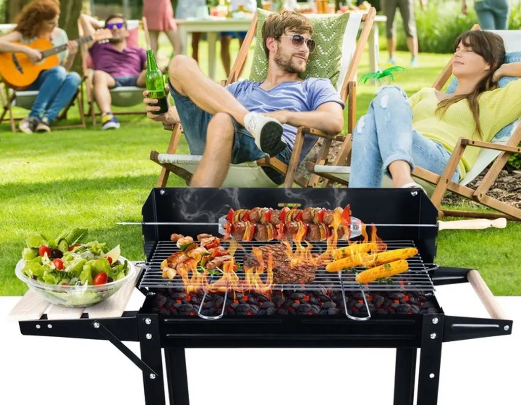 Гриль BBQ GQ4 (Black/Wood)