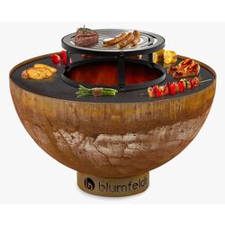 Plasa pentru grătar Blumfeldt Firebowl Savage (Black) Thumb