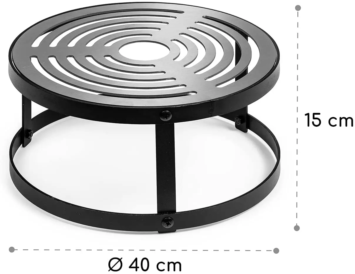 Plasa pentru grătar Blumfeldt Firebowl Savage (Black) - 4