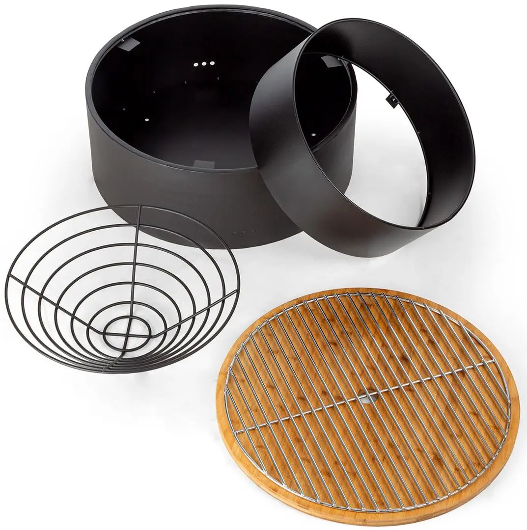 Gratar cu vatra 3in1 Blumfeldt Pompeji 10035515 (Black) - 5