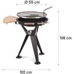 Gratar cu carbuni Blumfeldt Caruso (Black) Thumb