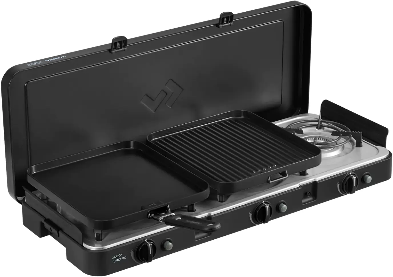 Aragaz pentru camping Cadac Cook Turbo FFD Deluxe (Black)