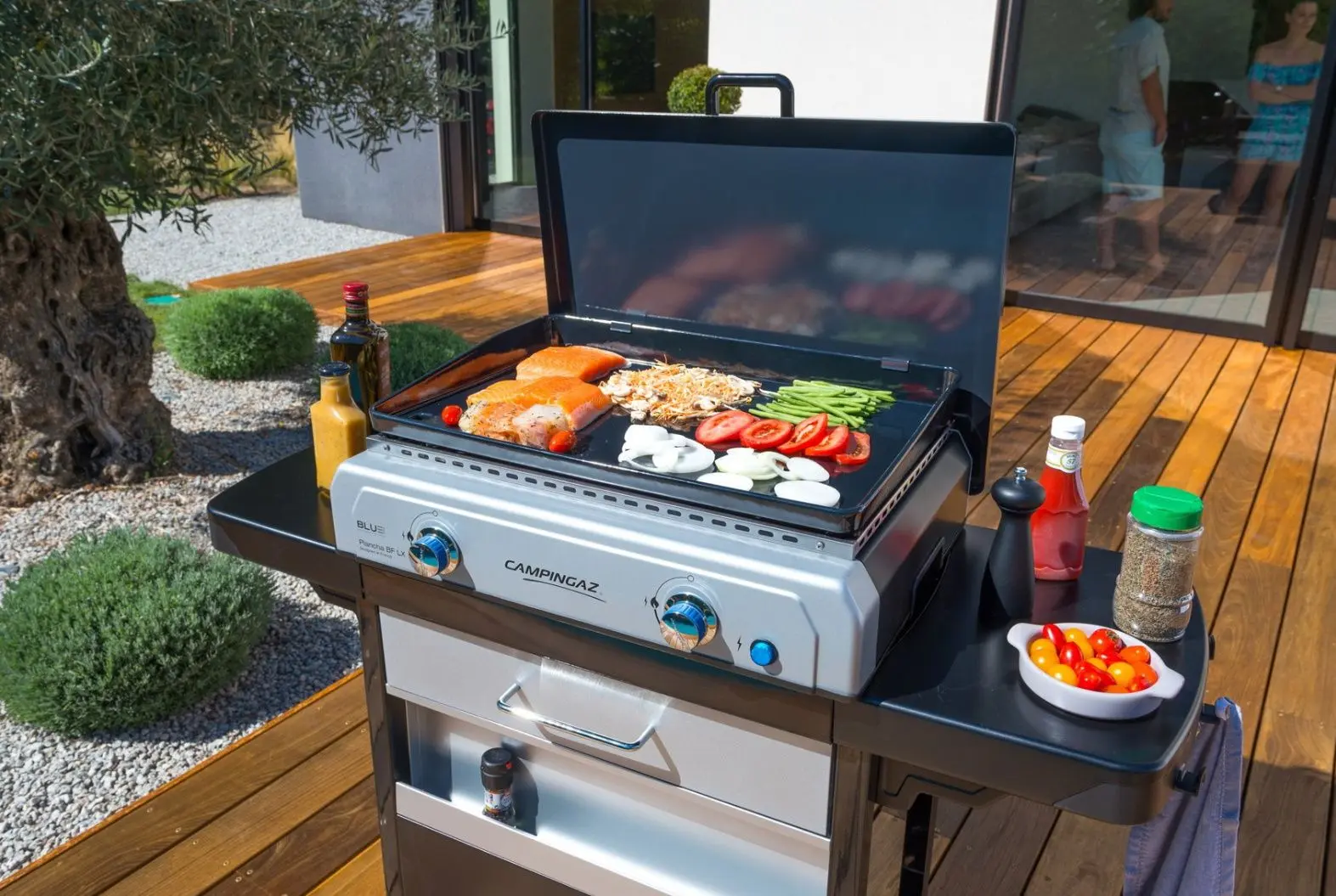 Grill pe gaz Campingaz Plancha BF LX (Black/Inox) - 5