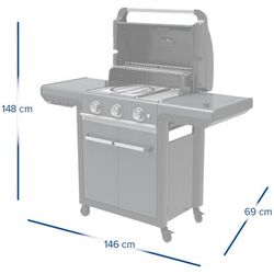 Gratar Campingaz 3 Premium S (Gray) Thumb