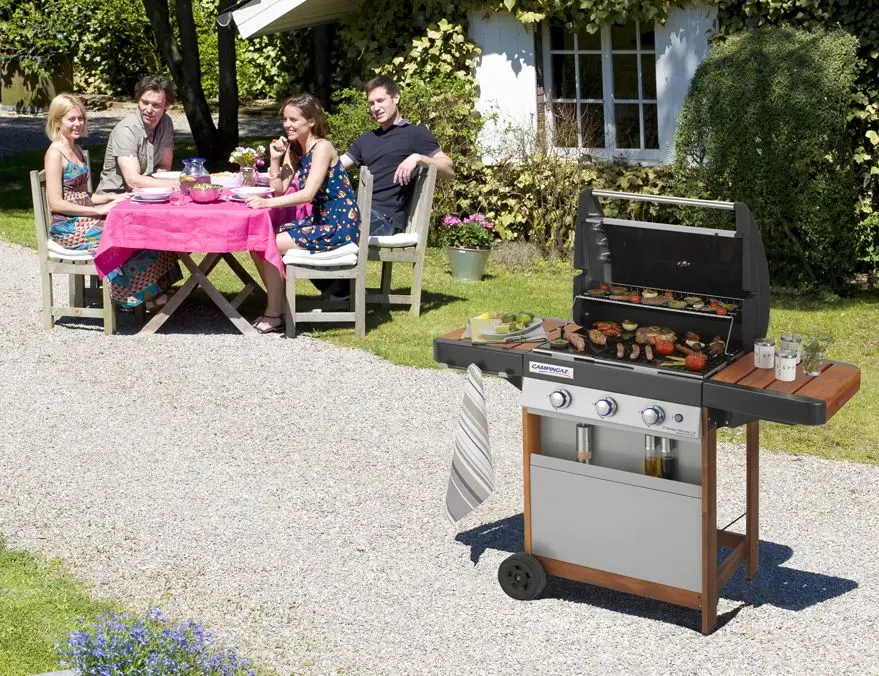 Гриль Campingaz 3 Woody LX (Silver/Wood) - 4