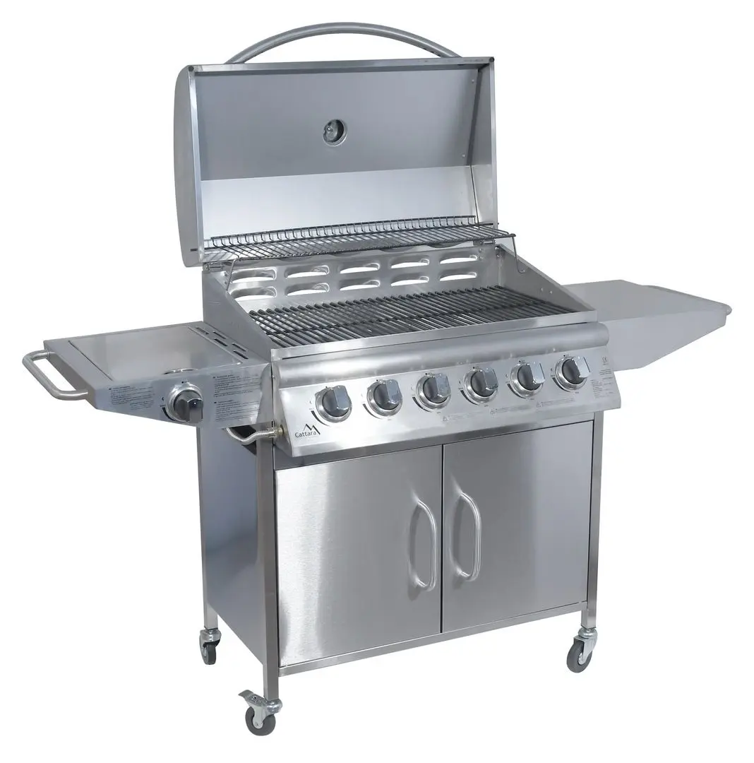 Gratar pe gaz Cattara Manhattan (Inox) - 2