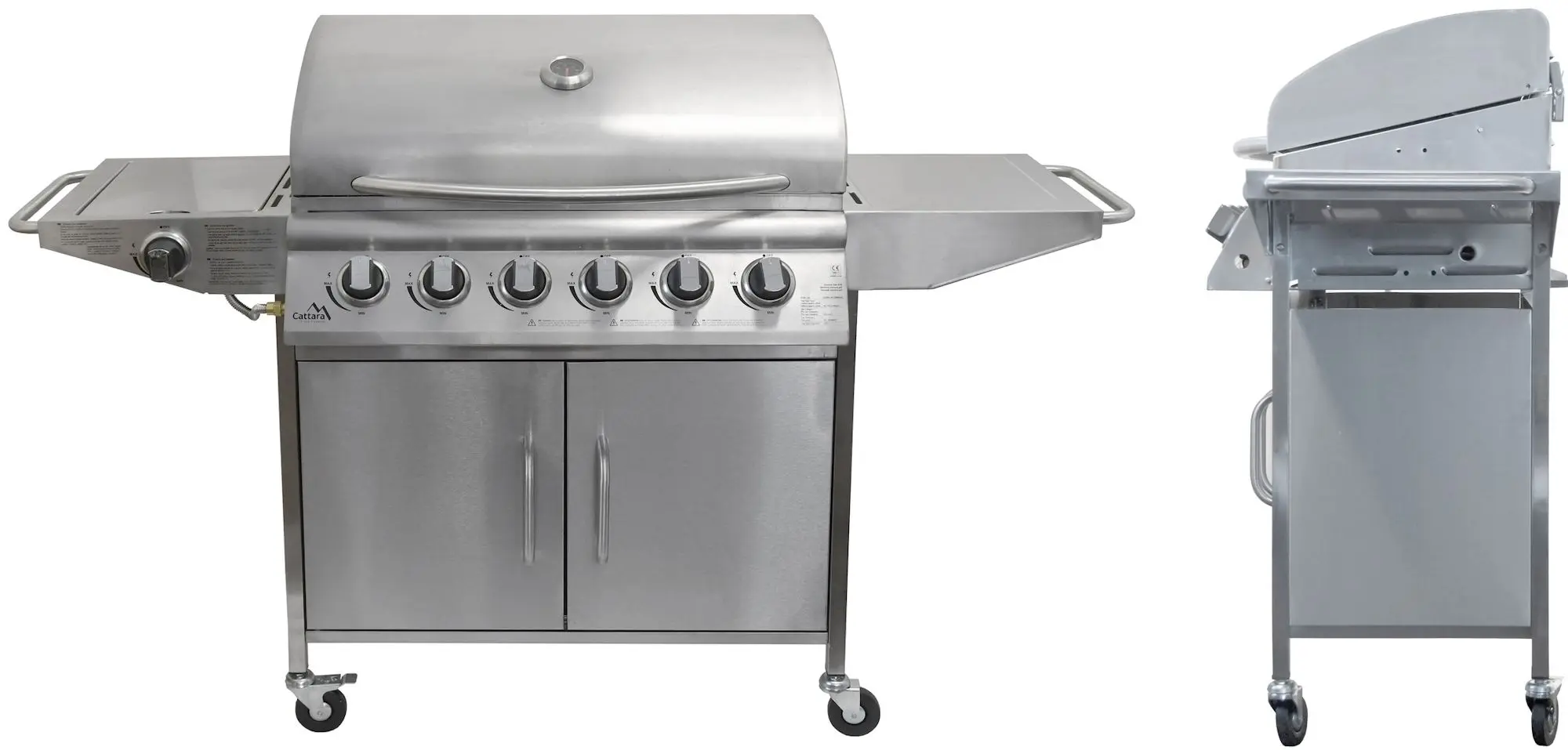 Gratar pe gaz Cattara Manhattan (Inox) - 3