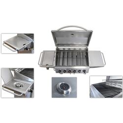 Gratar pe gaz Cattara Manhattan (Inox) Thumb