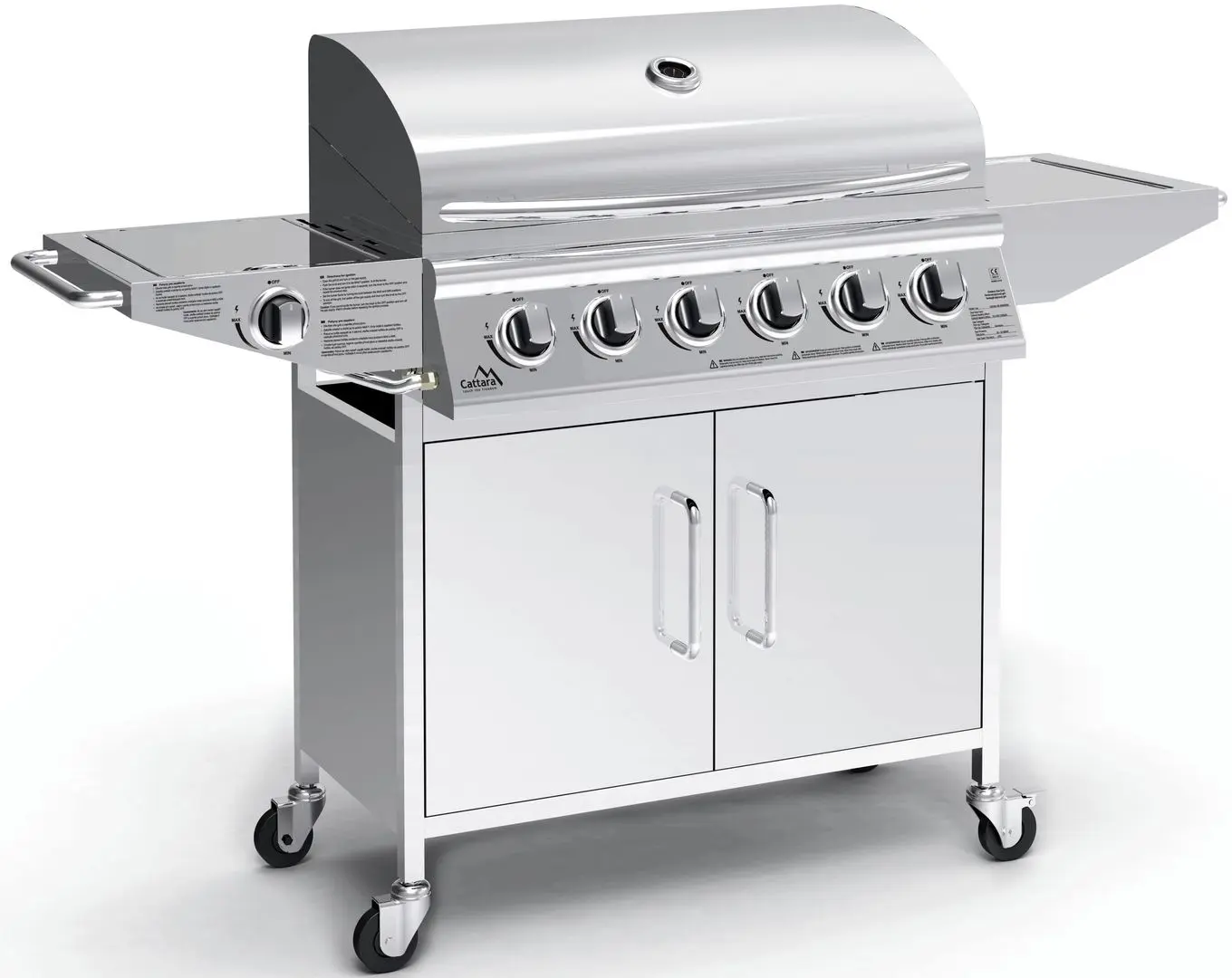 Gratar pe gaz Cattara Manhattan (Inox)