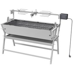 Gratar cu rotisor electric Cattara Piglet (Grey)