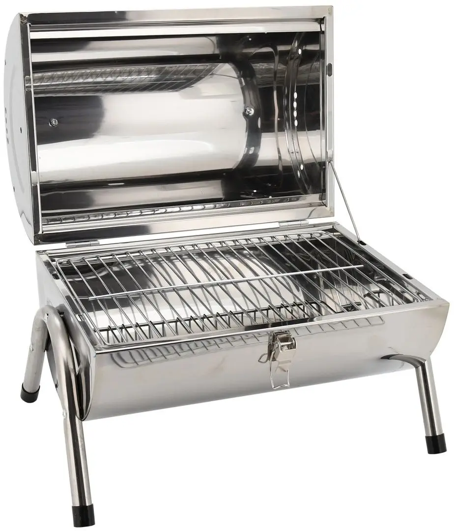 Gratar cu afumatoare Cattara Double 13034 (Chrom) - 6