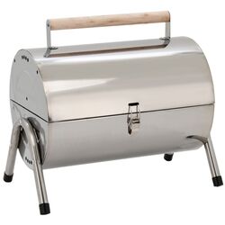 Gratar cu afumatoare Cattara Double 13034 (Chrom)