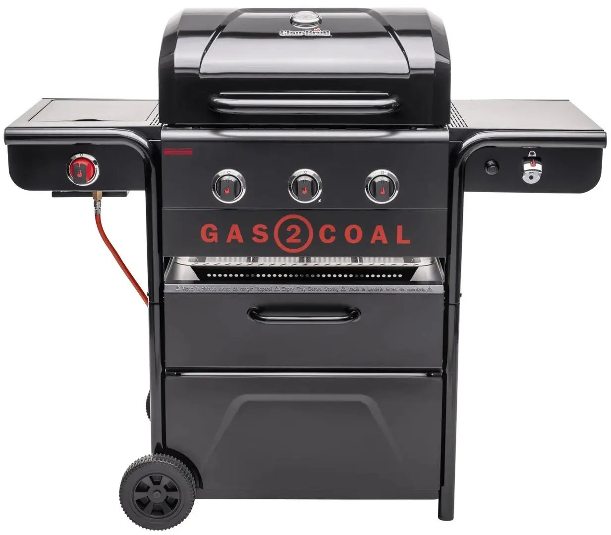 Gratar pe gaz Char-Broil Gas2Coal Special Edition 140994 (Black) - 2