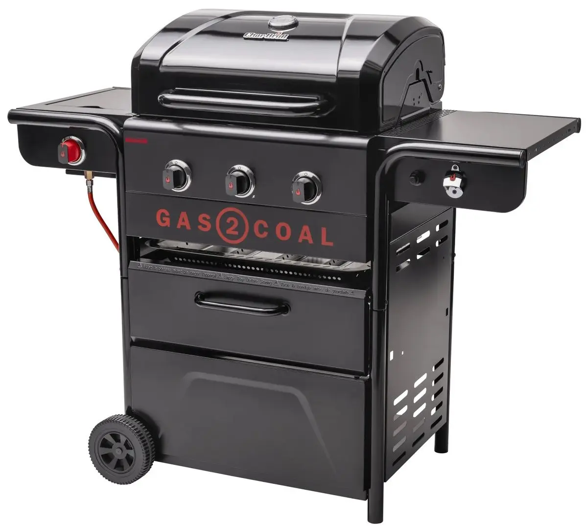 Gratar pe gaz Char-Broil Gas2Coal Special Edition 140994 (Black) - 3