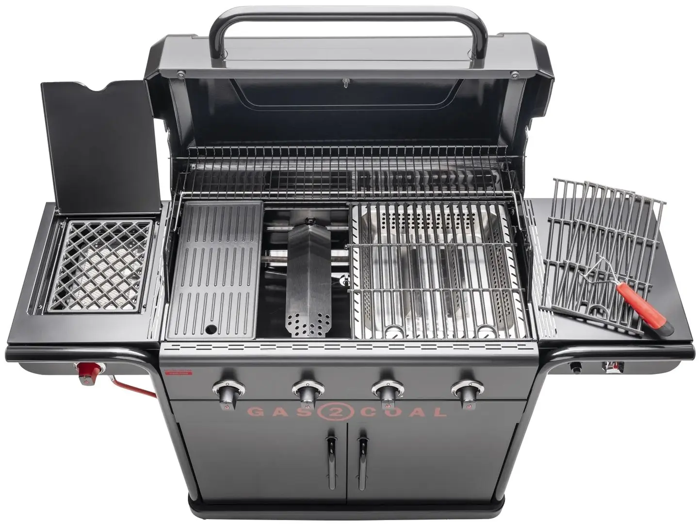 Gratar combinat Char-Broil Gas2Coal 2.0 440 Special Edition (Black) - 6