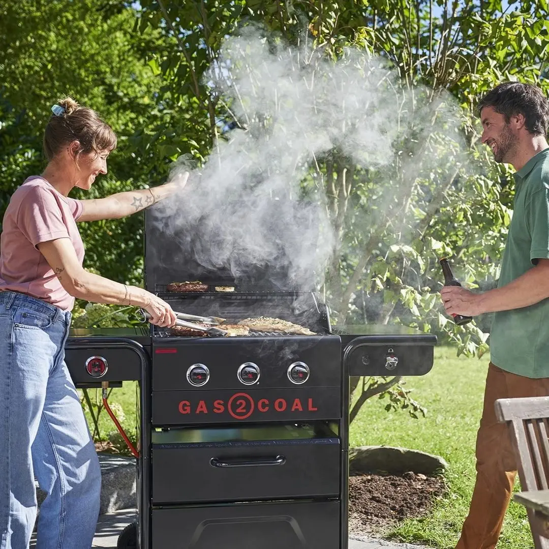 Gratar combinat Char-Broil Gas2Coal 2.0 440 Special Edition (Black) - 7