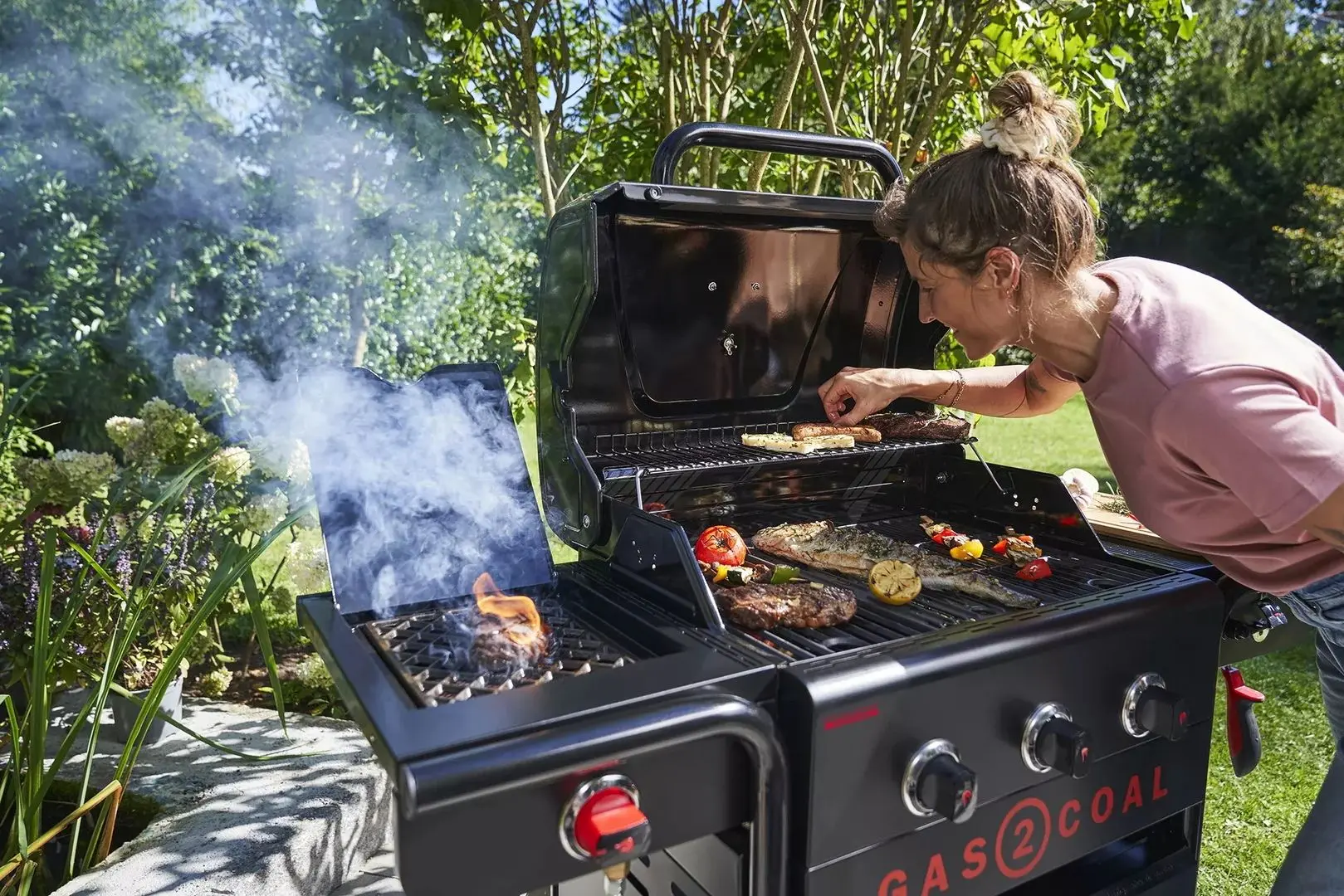 Gratar combinat Char-Broil Gas2Coal 2.0 440 Special Edition (Black) - 8