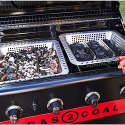 Gratar combinat Char-Broil Gas2Coal 2.0 440 Special Edition (Black) Thumb