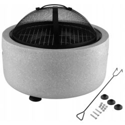 Гриль Chomik BBQ0124 (Concrete/Black) Thumb