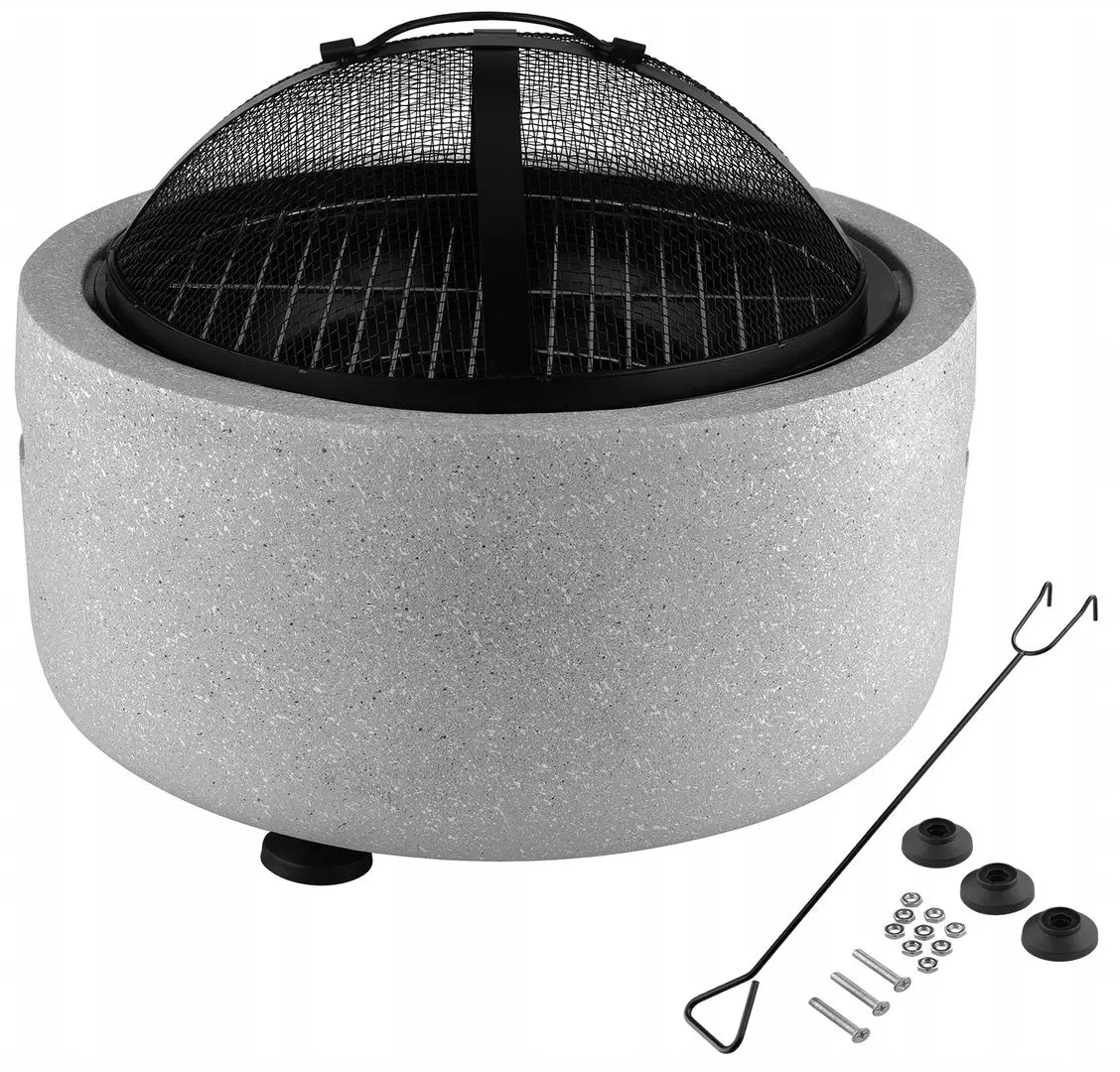 Гриль Chomik BBQ0124 (Concrete/Black)