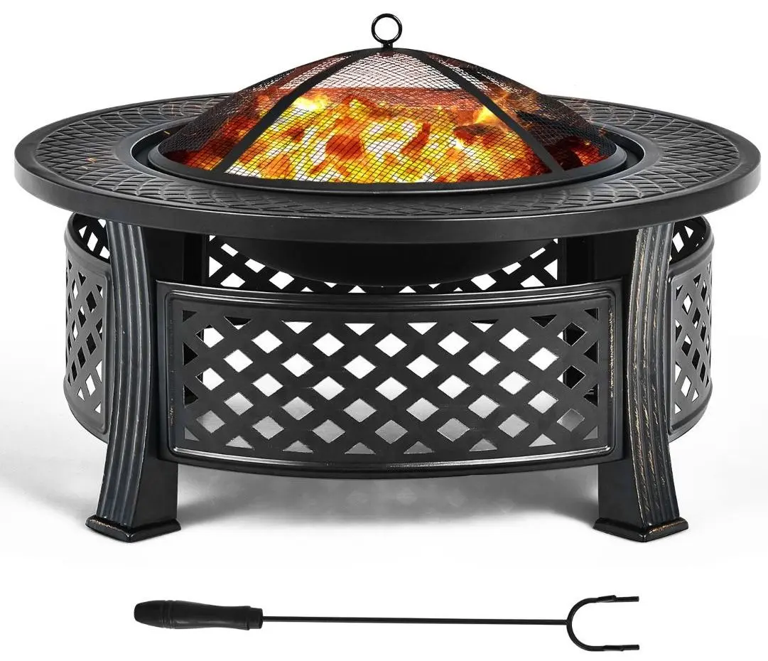 Гриль-очаг Costway JV10178 (Black) - 2