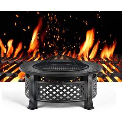 Гриль-очаг Costway JV10178 (Black) Thumb