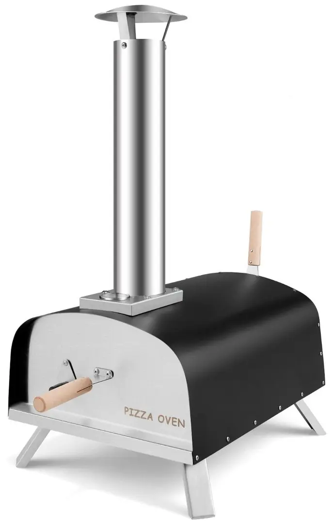 Cuptor pentru pizza Costway NP10437 (Black/Silver)