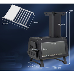 Soba racheta Costway NP11456 (Black) Thumb