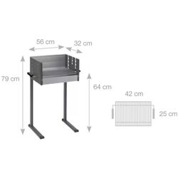 Gratar cu carbuni Dancook 7000 (Black) Thumb