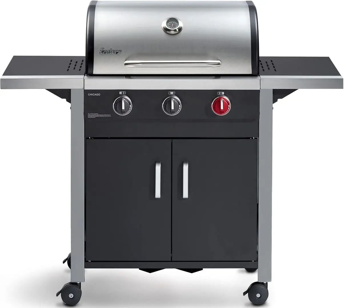 Газовый гриль Enders Chicago 3 R Turbo (Black/Inox)