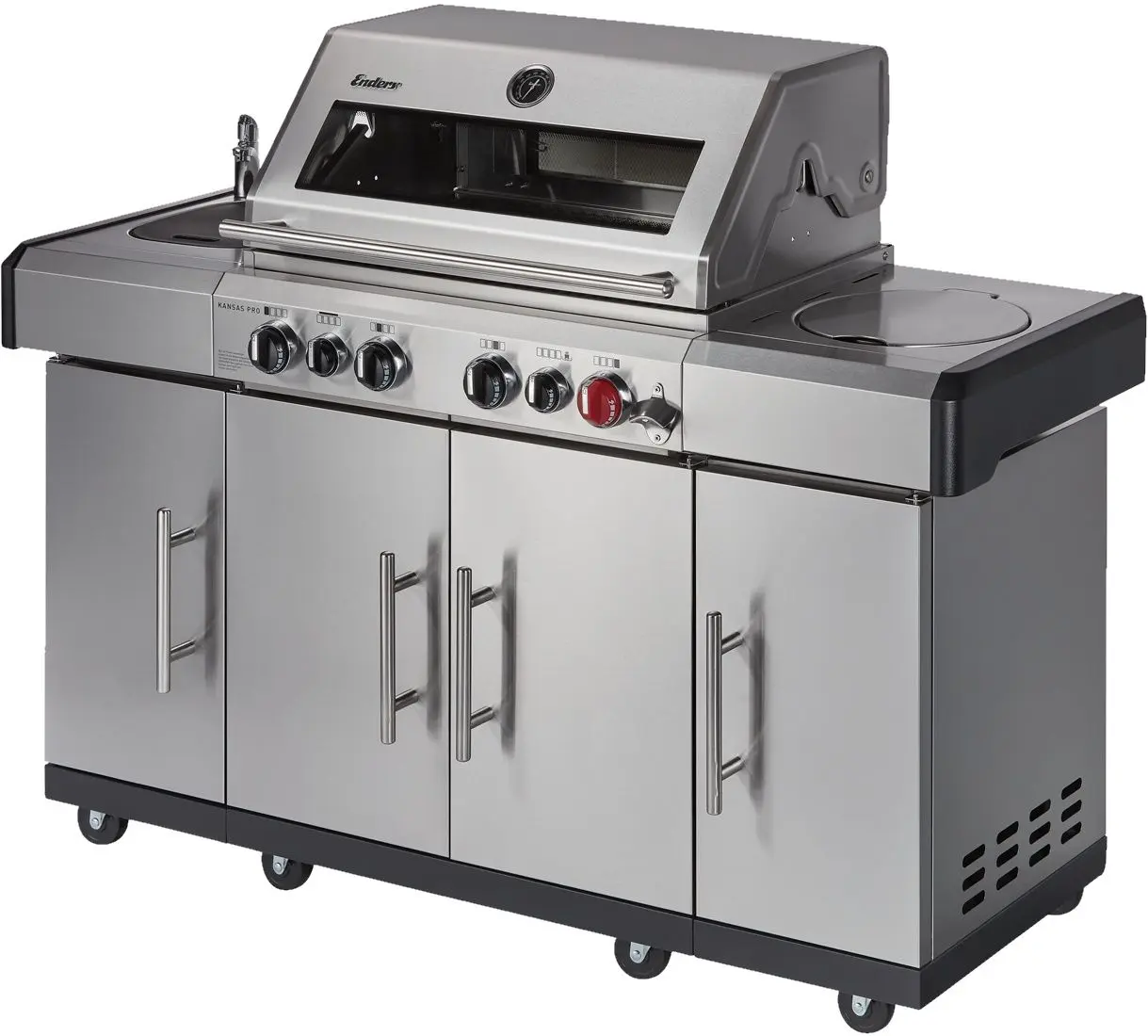 Gratar pe gaz Enders Kansas Pro 4 SIK Profi Turbo (Inox) - 2