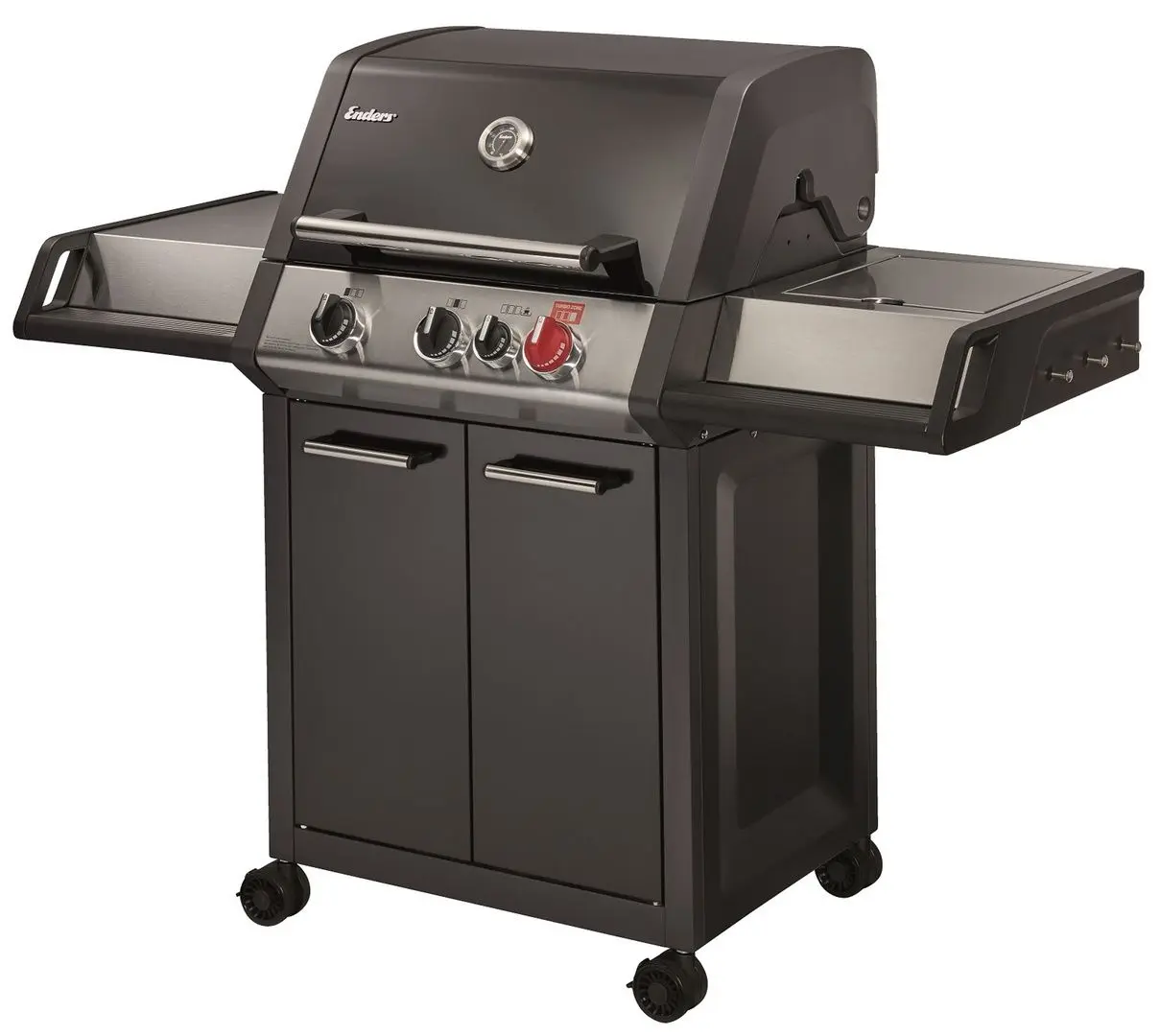 Grill Enders Monroe Black Pro 3 K Turbo (Black/Inox)