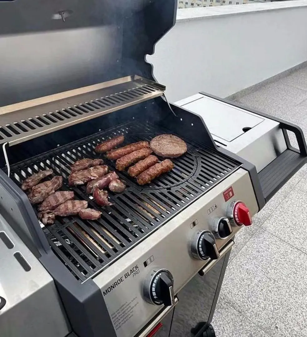Grill Enders Monroe Black Pro 3 K Turbo (Black/Inox)