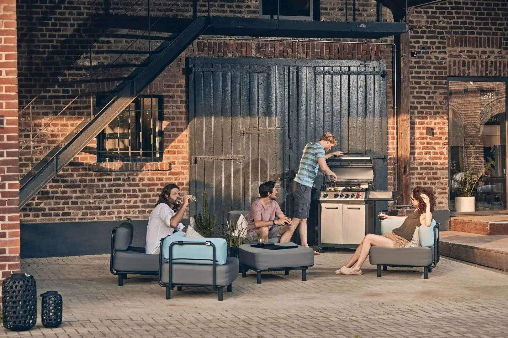 Grill Enders Monroe Black Pro 3 K Turbo (Black/Inox)