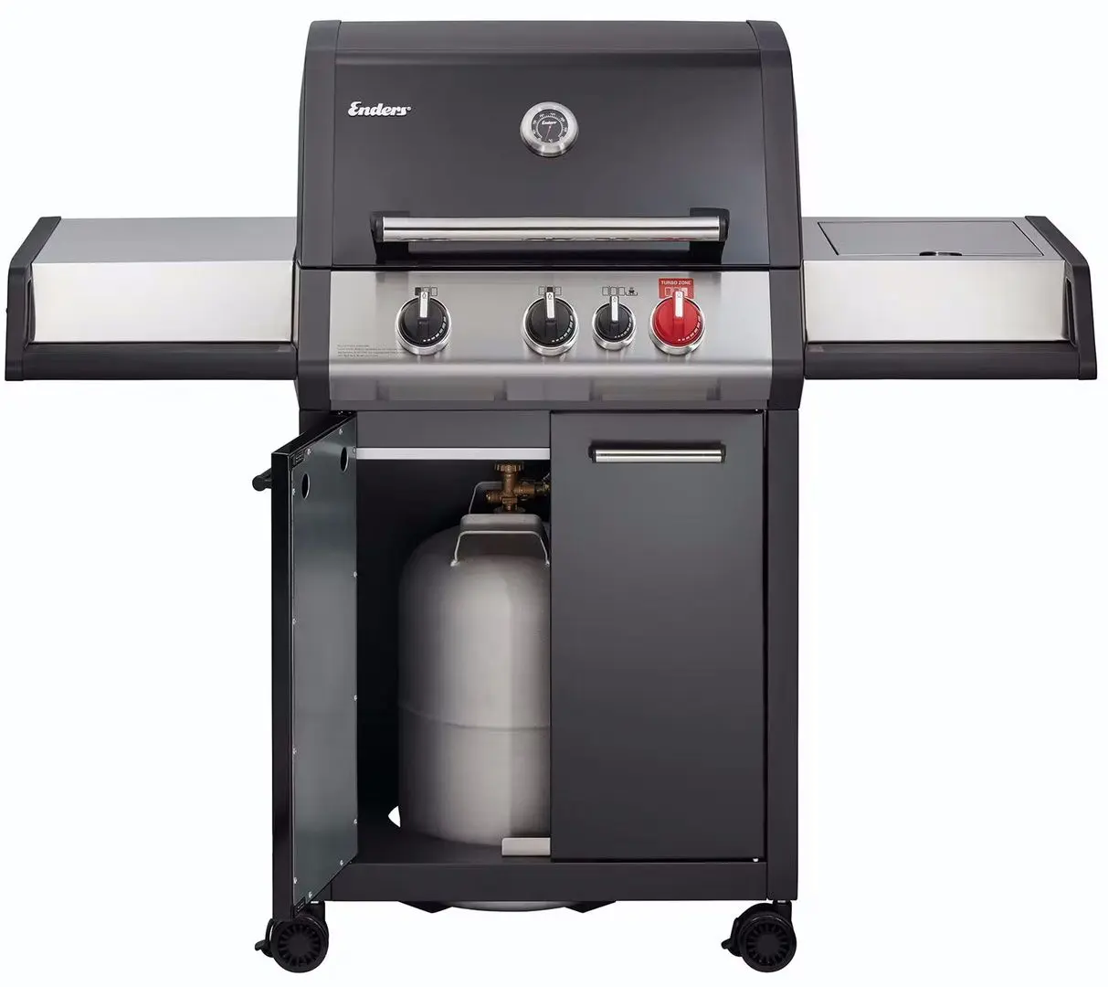 Grill Enders Monroe Black Pro 3 K Turbo (Black/Inox)