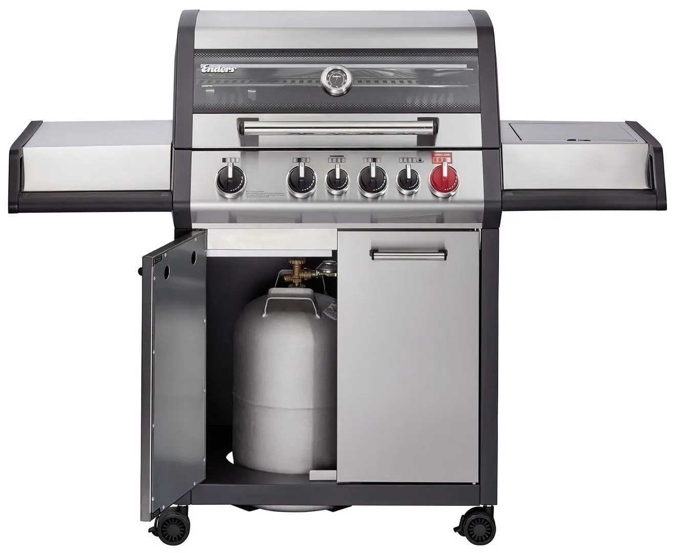 Gratar Enders Monroe Pro 4 Sik Turbo (Silver/Black) - 2