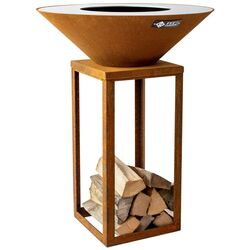 Gratar cu vatra Feu du Jardin Fyro 80 (Rust)