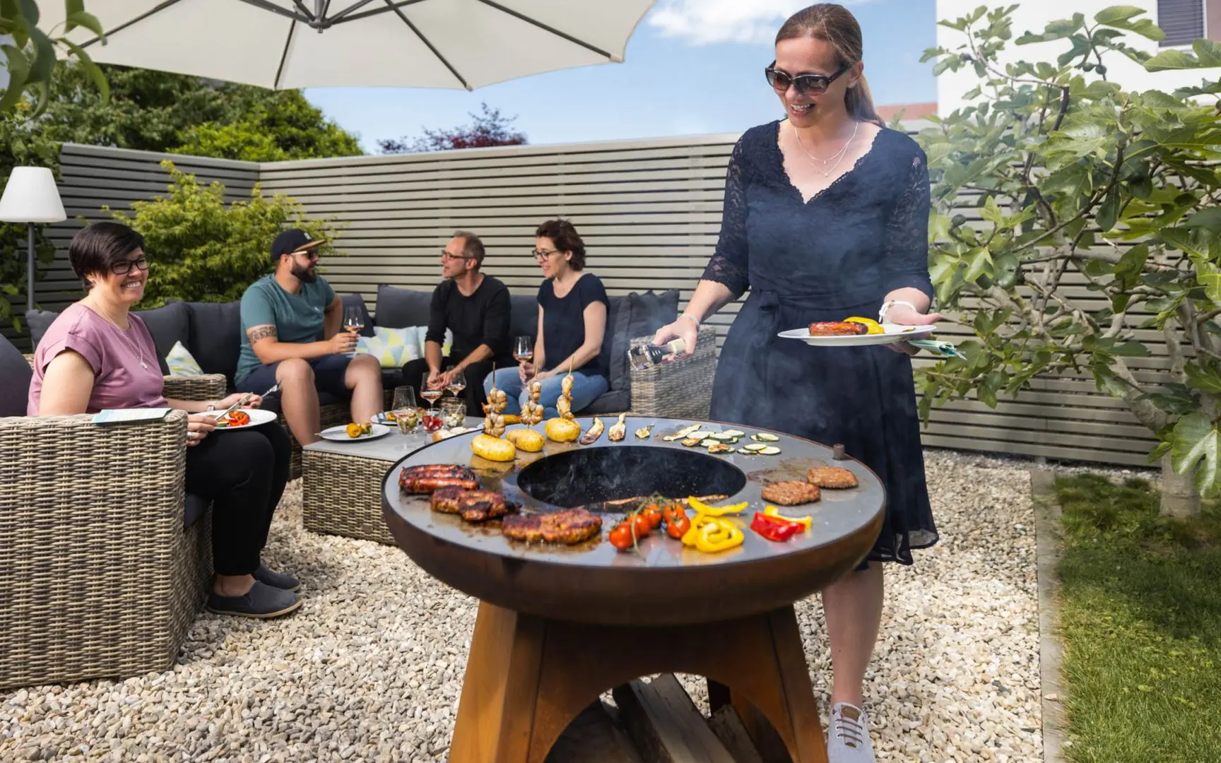 Гриль-очаг Feu du Jardin Top Up (Rust) - 4