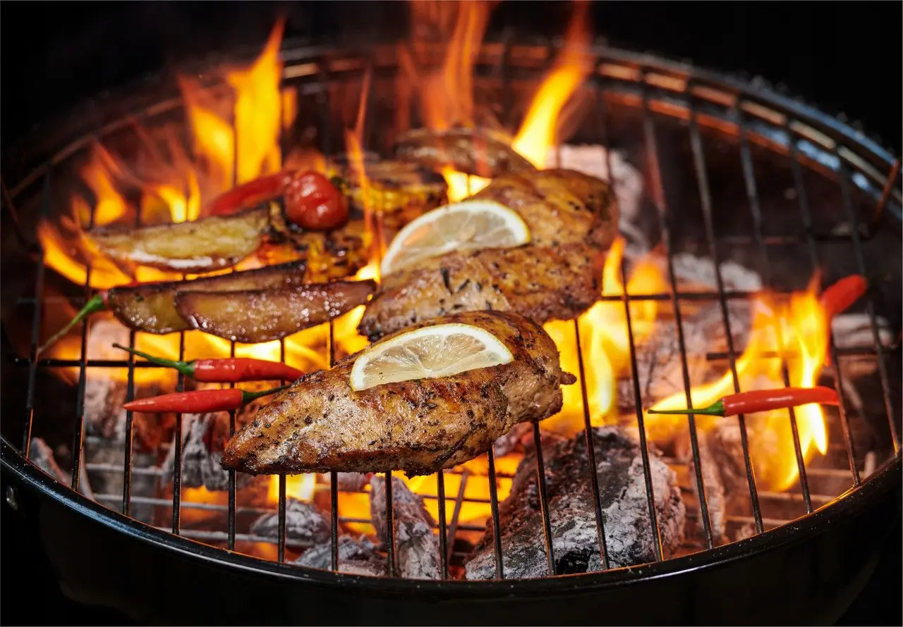 Grill GardenLine BBQ5276 (Black/Red)