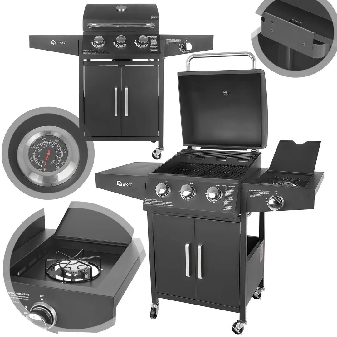 Газовый гриль Geko G80515 (Black) - 11