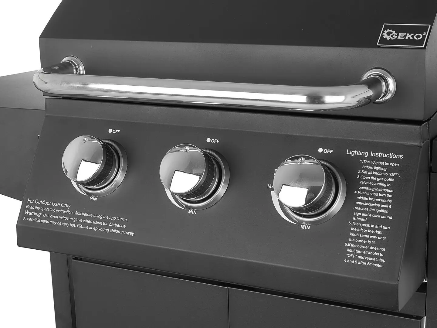Газовый гриль Geko G80515 (Black) - 7