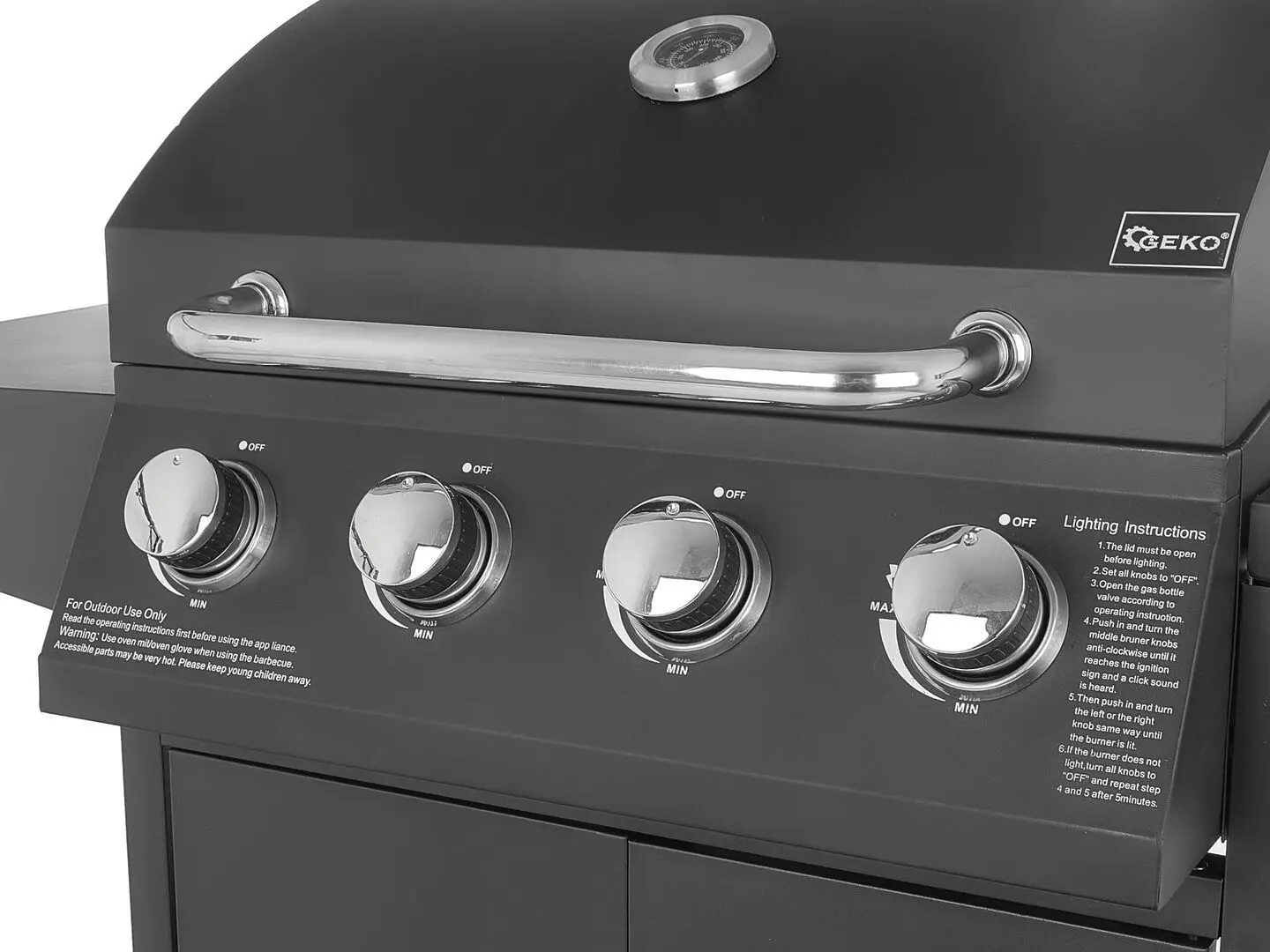 Gratar pe gaz Geko G80516 (Black) - 13