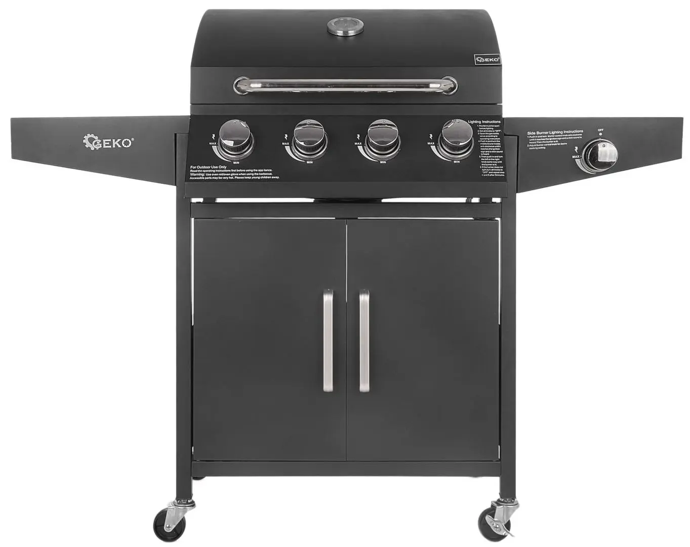 Gratar pe gaz Geko G80516 (Black) - 5